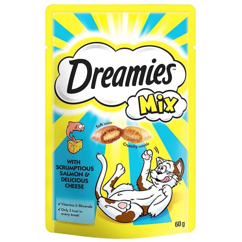 Dreamies Somonlu ve Peynirli Kedi Ödülü 60 gr