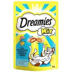 Dreamies Somonlu ve Peynirli Kedi Ödülü 60 gr