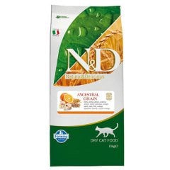 N-D Ocean Düşük Tahıllı Morina Balıklı ve Portakallı Yetişkin Kedi Maması 10 Kg