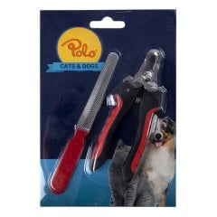Polo Kedi ve Köpek Tırnak Makası ve Törpü 16.5 x 5 cm