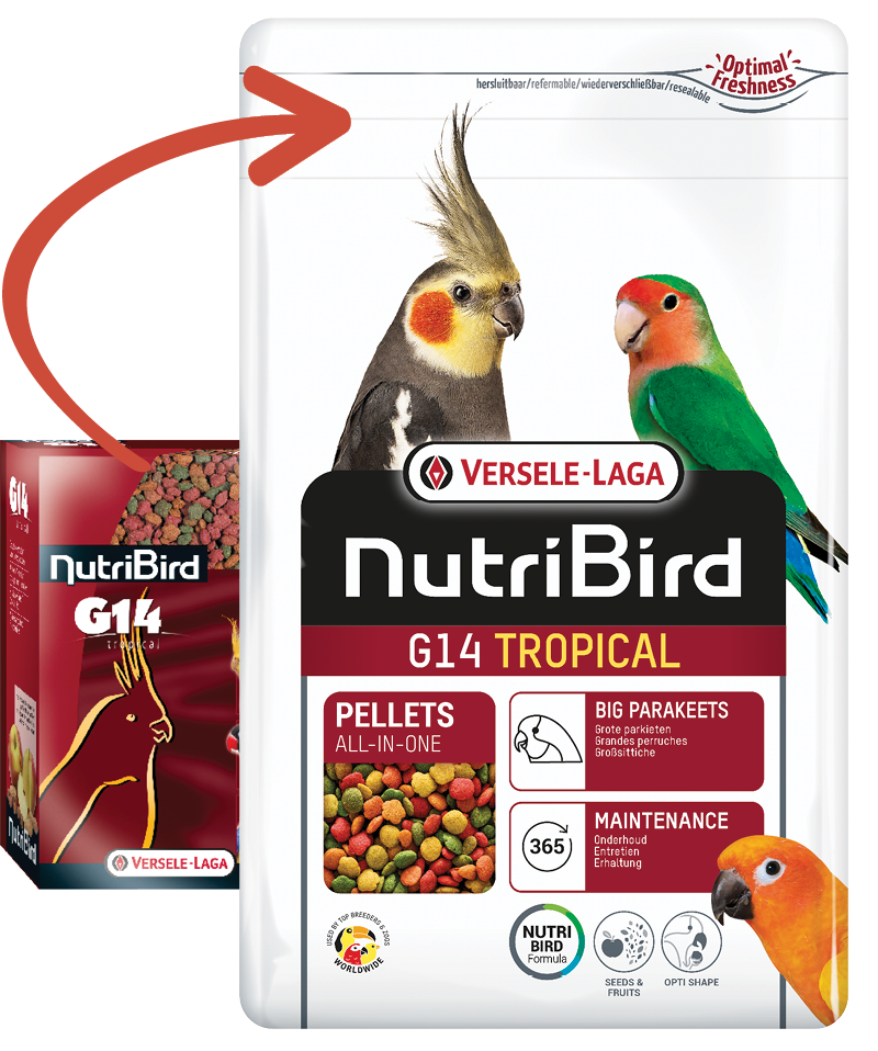 Versele Laga Nutribird G14 Tropical Paraket Pelet Yem 10 kg