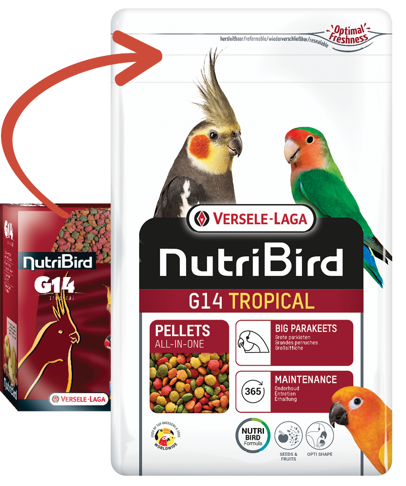 Versele Laga Nutribird G14 Tropical Paraket Pelet Yem 10 kg