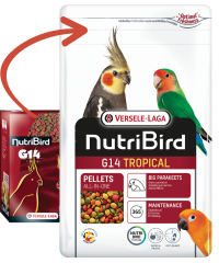 Versele Laga Nutribird G14 Tropical Paraket Pelet Yem 10 kg