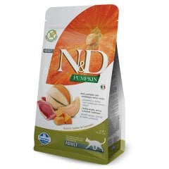 N-D Tahılsız Ördek Etli Bal Kabaklı Kavunlu Yetişkin Kedi Maması 1,5 Kg