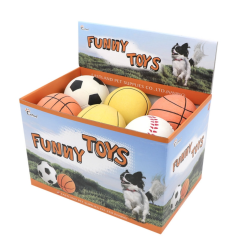 Eastland Lastik Top Seti Köpek Oyuncağı 9 Cm 12 li