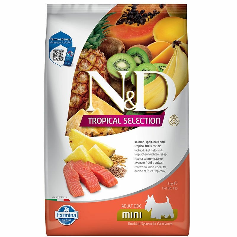 ND Dog Tropical Selection Salmon Mini Adult 5 Kg Köpek Maması