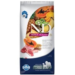 ND Dog Tropical Selection Kuzu Etli Medium Maxi 10 Kg Köpek Maması