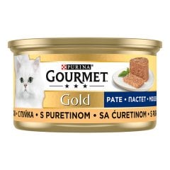 Purina Gourmet Gold Kıyılmış Hindili Kedi Yaş Mama 85 gr