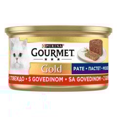 Purina Gourmet Gold Kıyılmış Sığır Etli Konserve Kedi Maması 85 g