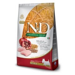 N-D Düşük Tahıllı Tavuk Nar Adult Mini 7 Kg