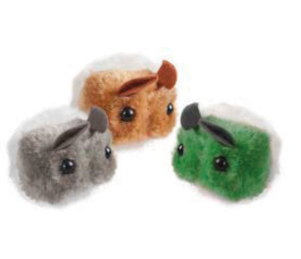 Karlie Renkli Titreyen Peluş Fare Kedi Oyuncağı 7 x 5 x 4 cm