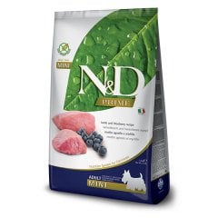 N-D Tahilsiz Kuzu Eti Yaban Mersini Adult Mini 7 Kg