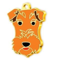 Dalis Altın Renkli Fox Terrier Köpek Künyesi