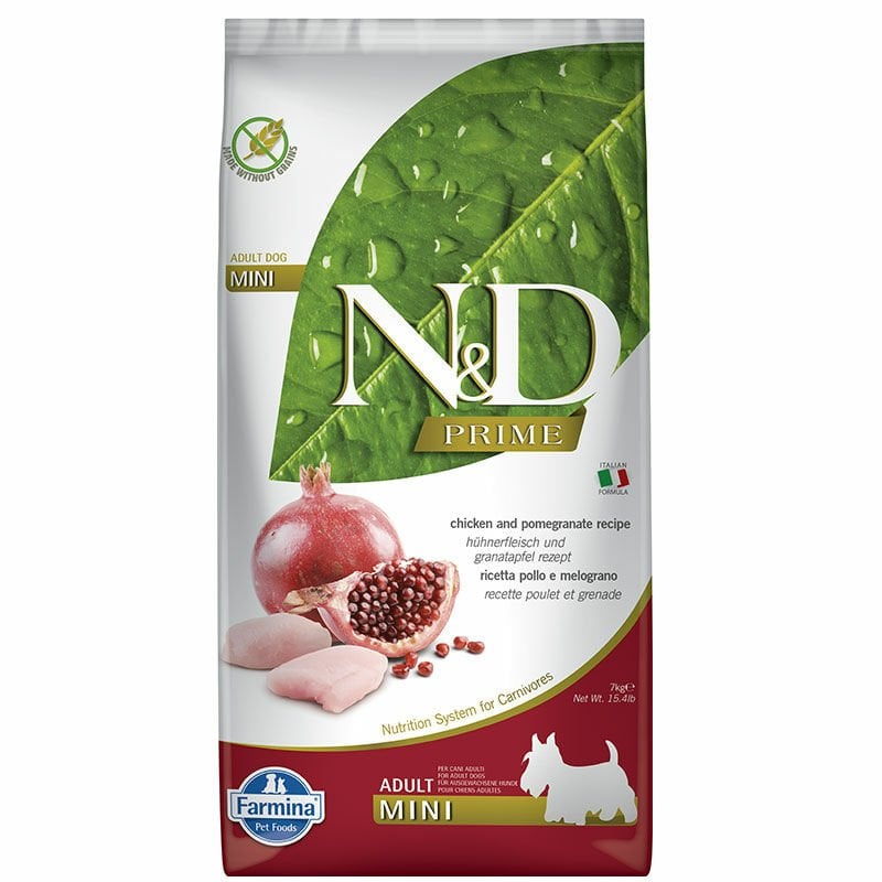 ND Tahılsız Tavuklu Narlı Adult Mini 7 Kg Köpek Maması