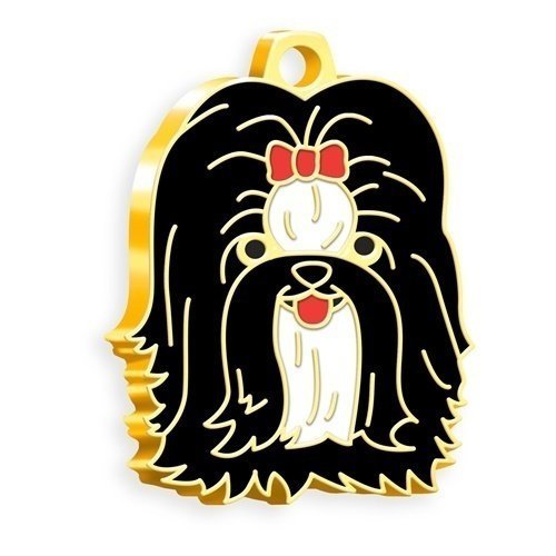 Dalis Altın Renkli Shih-Tzu Köpek Künyesi