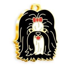 Dalis Altın Renkli Shih-Tzu Köpek Künyesi