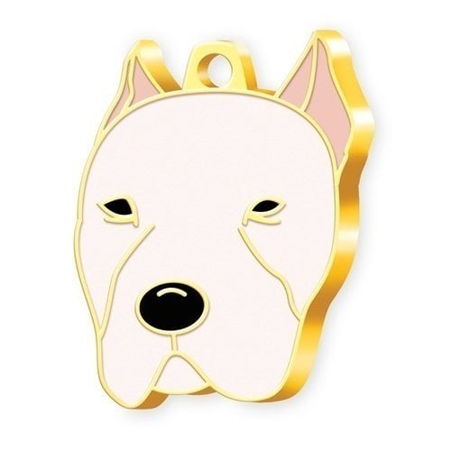 Dalis Altın Renkli Dogo Argentino Köpek Künyesi
