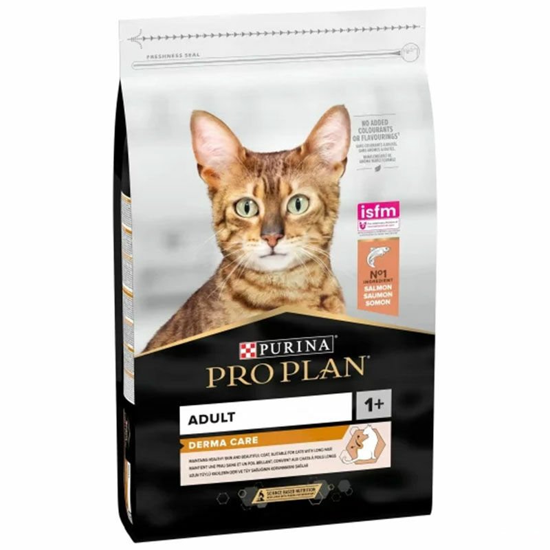 Proplan Derma Care Somonlu Tüy Yumağı Önleyici Yetişkin Kedi Maması 3 Kg