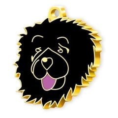 Dalis Altın Renkli Çin Aslanı Chow Chow Köpek Künyesi