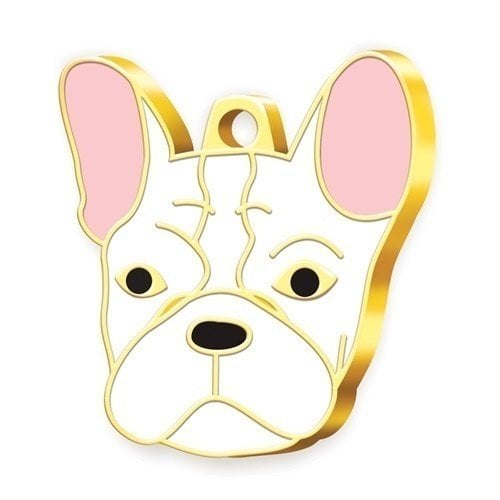 Dalis Altın Renkli Fransız Bulldog Köpek Künyesi