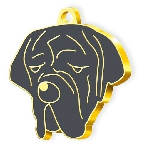 Dalis Altın Renkli Napolitan Mastiff Köpek Künyesi