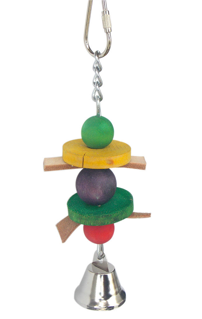 Eastland Ahşap Bloklu Çanlı Kuş Oyuncağı 20Cm