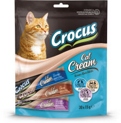Crocus Çoklu Somon Karides Yengeç Kedi Ödülü 30 adet x 15 gr