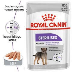 Royal Canin Sterilised Dog Loaf Pouch 85 gr