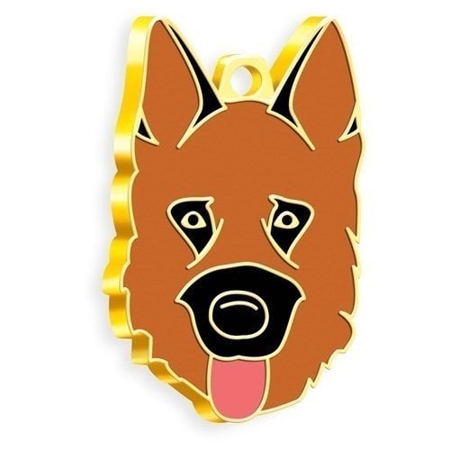 Dalis Altın Renkli Alman Kurdu Köpek Künyesi