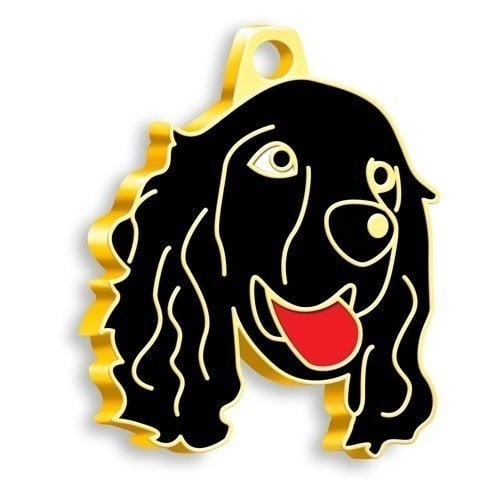 Dalis Altın Renkli Siyah Cocker Köpek Künyesi