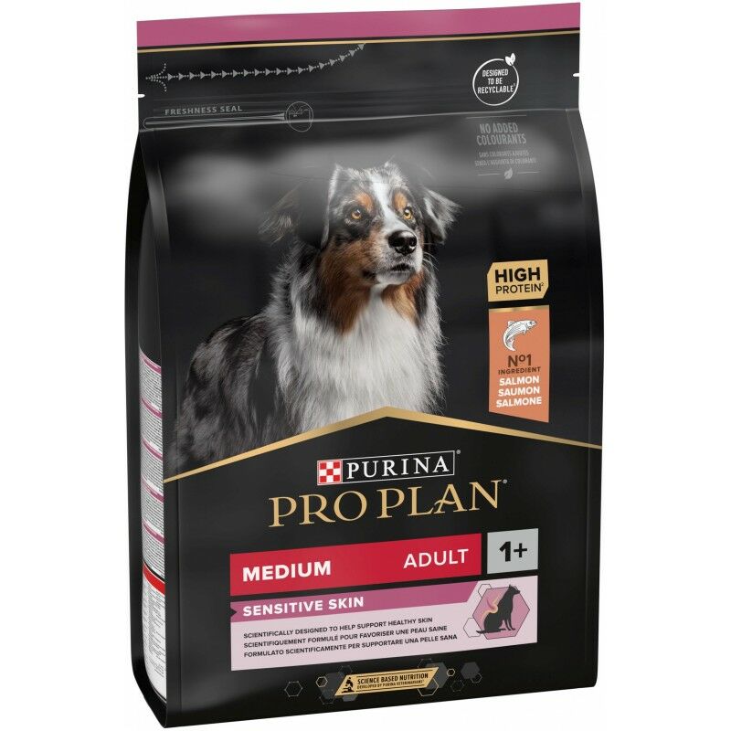 Proplan Medium Sensitive Skin Somonlu Yetişkin Köpek Maması 3 Kg