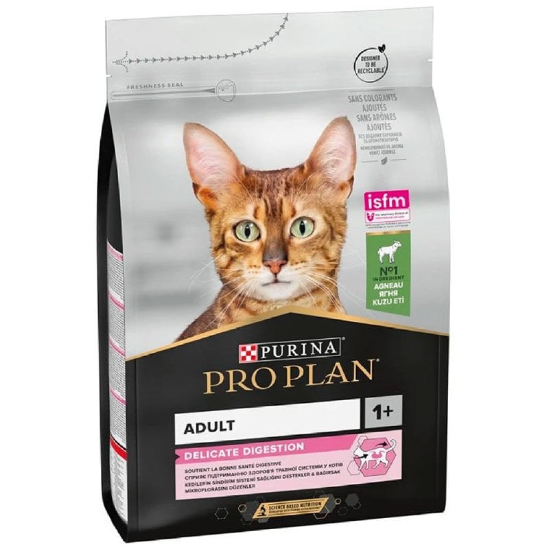 Proplan Adult Cat Delicate Lamb Kuzu Etli Yetişkin Kedi Maması 1,5 Kg
