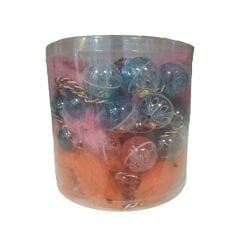 Eastland Çıngıraklı İpli Top Kedi Oyuncağı 60 adet