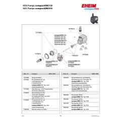 Eheim CompactOn 3000 Kafa Motoru 3000 L / Hr