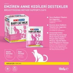 KIKI Kedi Süt Tozu Saşe 5 gr 10 Adet