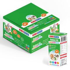 KIKI Kemirgen Rodent-Vit Vitamin Desteği 25 ml 16 Adet