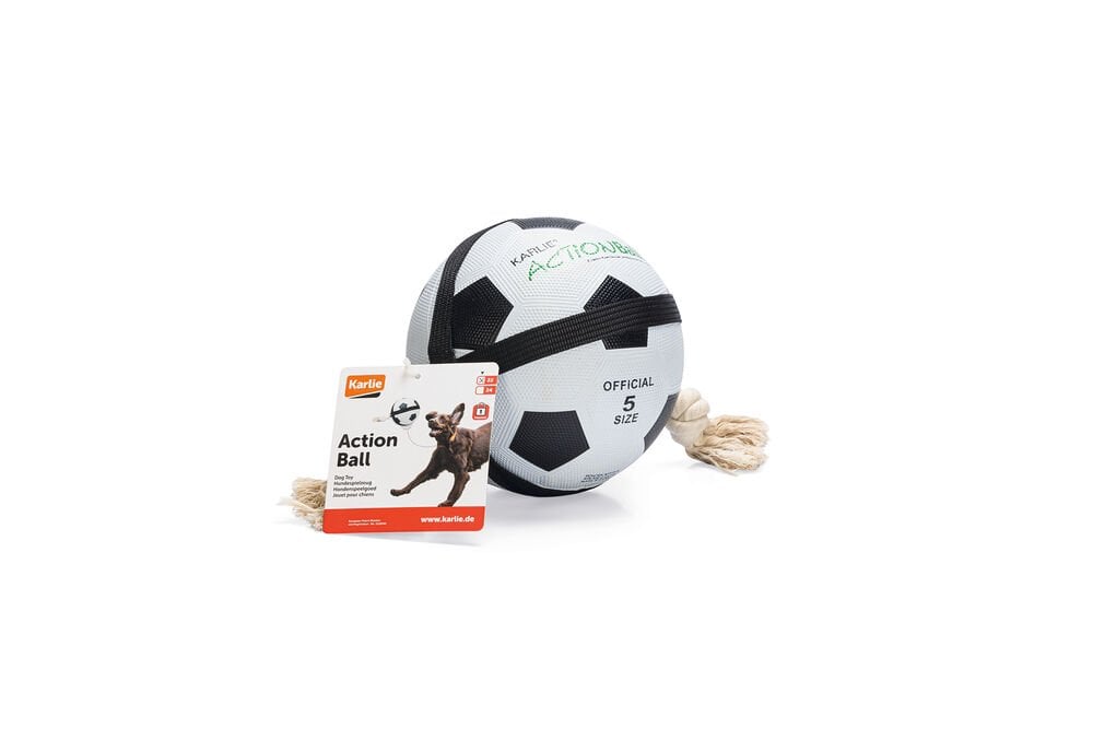 Karlie Action Ball Köpekler İçin Aksiyon İpli Oyun Topu