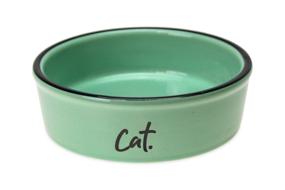 Karlie Yeşil Seramik Kedi Mama Kabı 200 ml