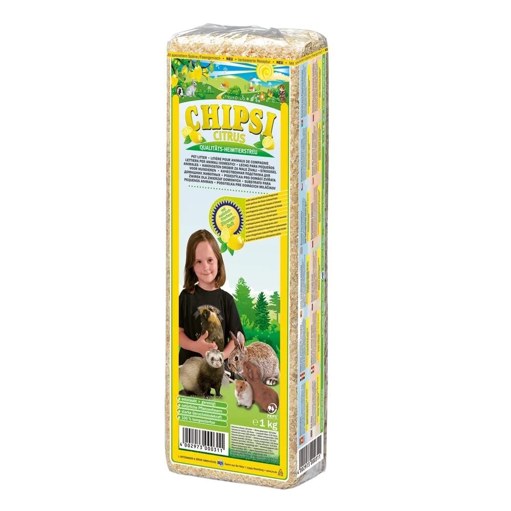 Chipsi Limon Kokulu Hijyenik Kemirgen Talaşı 15 L