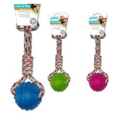 Pawise 14546 Diş İpi Termoplastik Kauçuk Top Köpek Oyuncağı 30 cm