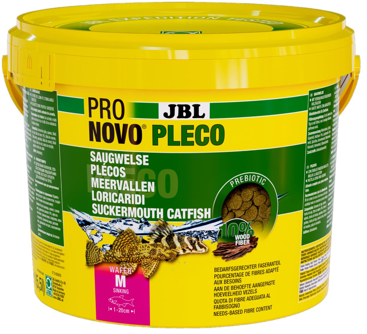 Jbl Pronovo Pleco Wafer M 5,5 L 2900 gr