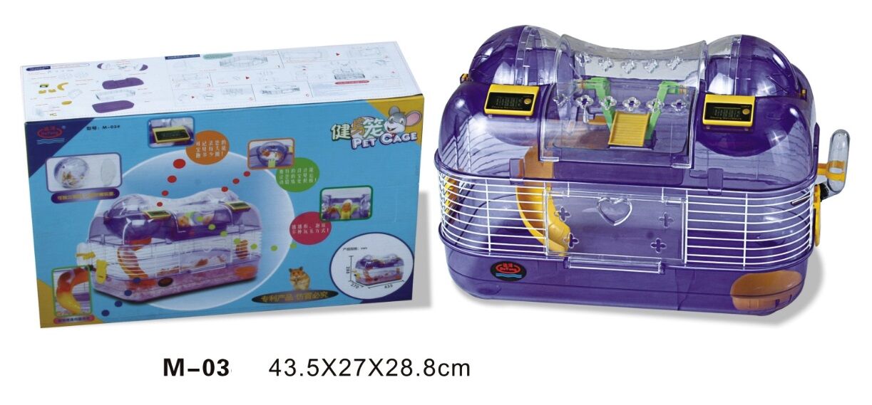 Dayang Hamster Kafesi Sayaçlı 43x27x28.8