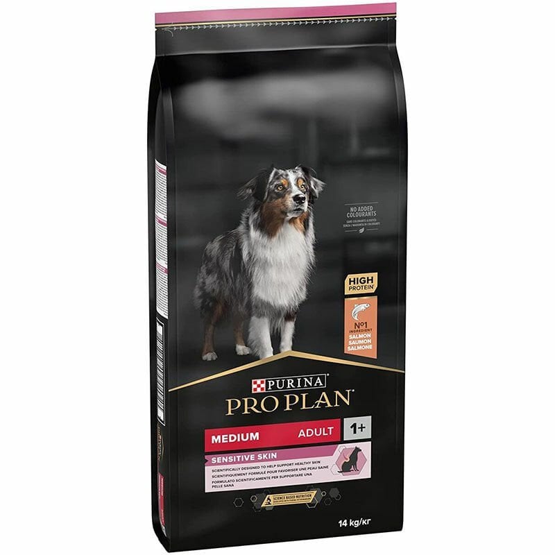 Proplan Medium Sensitive Skin Somonlu Yetişkin Köpek Maması 14 Kg