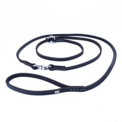 Doggie Eğitim Serisi Yağlı Gerçek Deriden El Yapımı Boğma Ayarlı Eğitim Köpek Gezdirme Kayışı M 2,0 x 140 cm