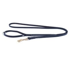 Doggie Eğitim Serisi Yağlı Gerçek Deriden El Yapımı Eğitim Köpek Gezdirme Kayışı 1,1 x 180 cm