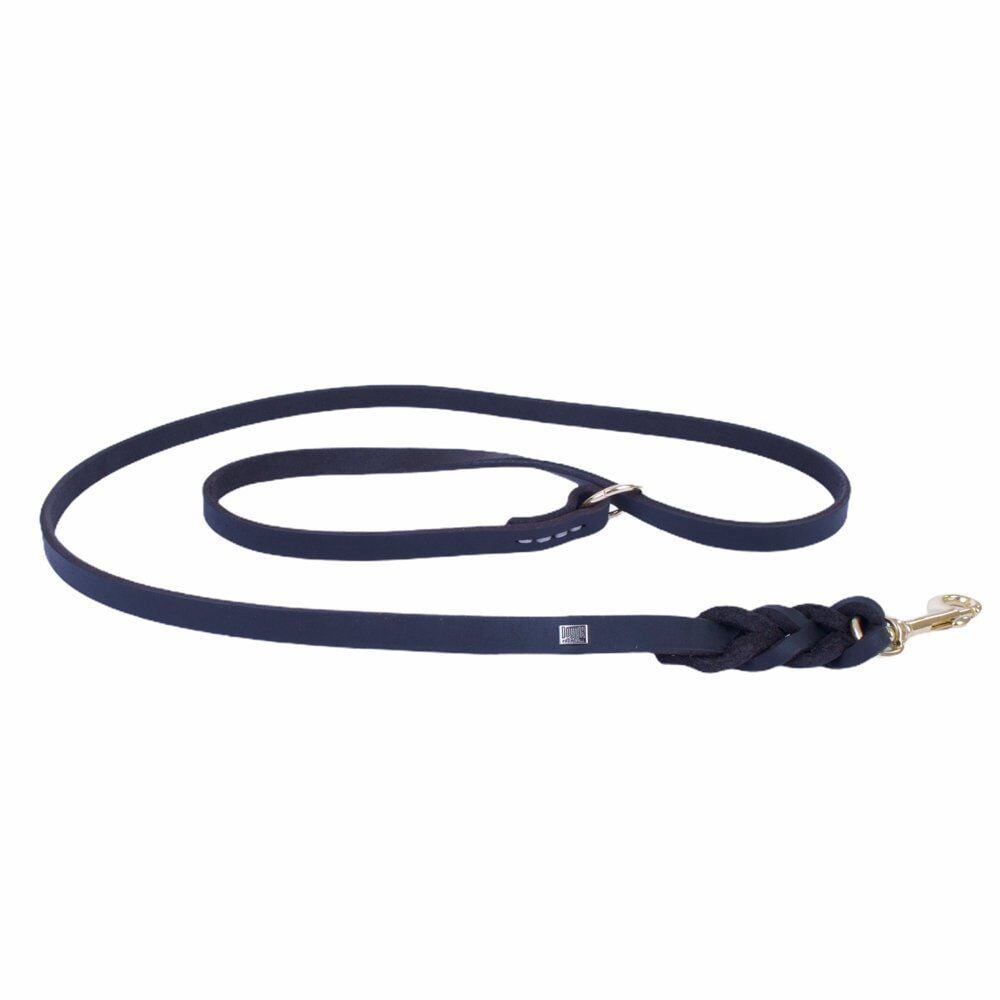 Doggie Eğitim Serisi El Tutmaçsız Model Yağlı Gerçek Deriden El Yapımı Köpek Gezdirme Kayışı 1,1 x 150 cm