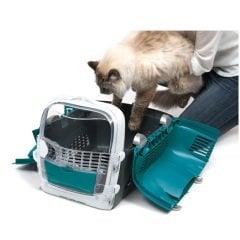 Hagen Catit Cabrio Kedi Taşıma Kabı Turkuaz / Gri