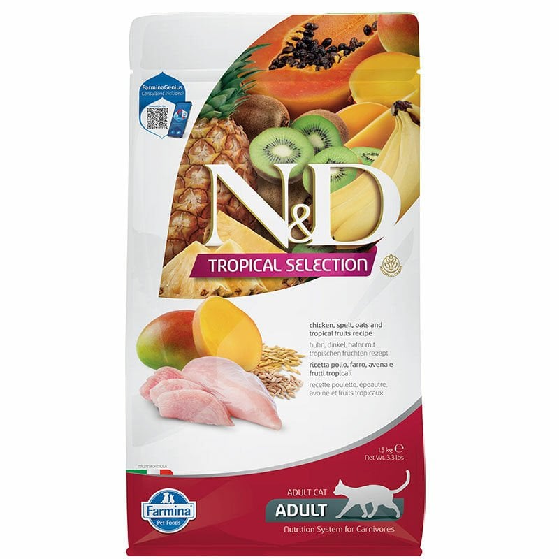 ND Cat Tropical Selection Tavuklu 1,5 Kg
