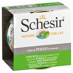 Schesir Buharda Pişirilmiş Tavuklu Konserve Kedi Maması 85 Gr