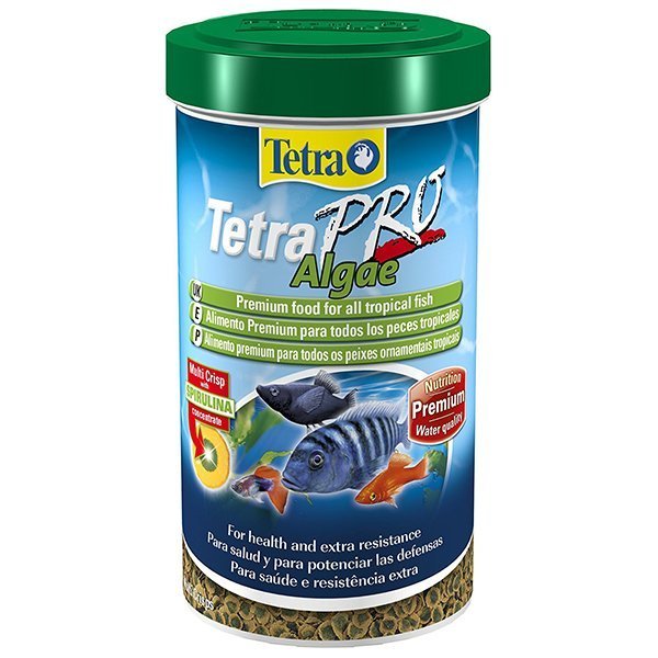 Tetra Pro Algae Otçul Akvaryum Balıkları İçin Cips Yem 250 Ml 55 gr